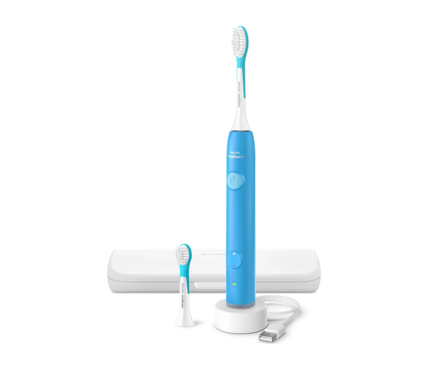 Philips Sonicare Szczoteczka soniczna for Kids Smart HX6600/42 (nieb. +etui) - 1574077 - zdjęcie